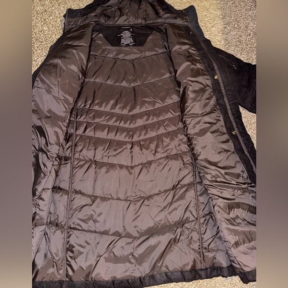 Women's Chocolate Brown L.L Bean Hooded Coat - Picture 6 of 7